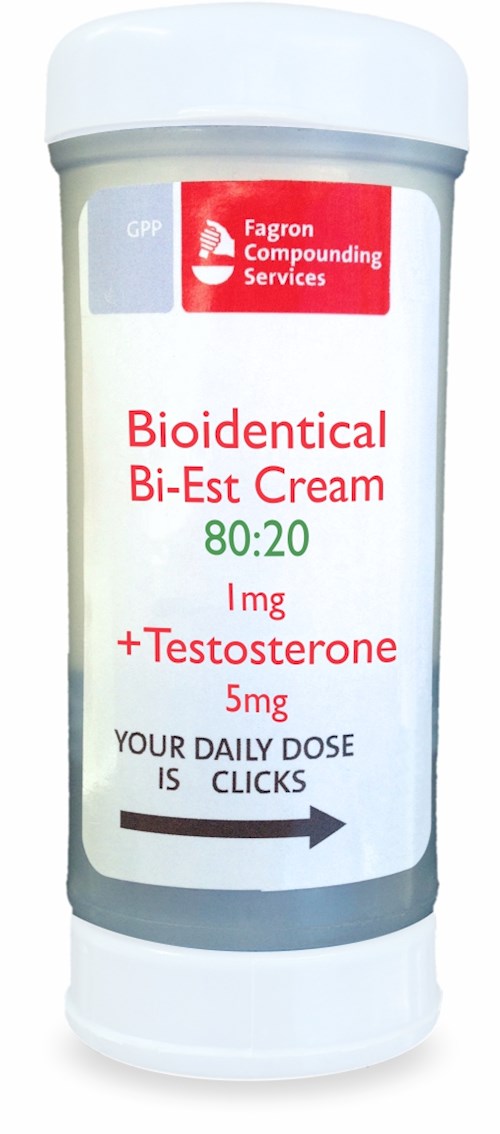 Bi-Est Cream 80:20 1mg + Testos (5mg)